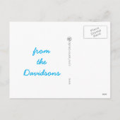 HANUKKAH LIGHTS FEIERTAGSPOSTKARTE (Rückseite)