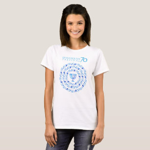 Hanukkah Lights Festival Jahrestag 75 T-Shirt