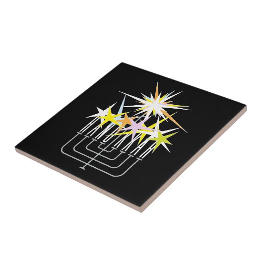 Hanukkah Lights Fliese (Seite)