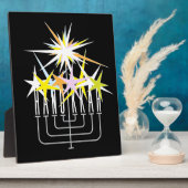 Hanukkah Lights Fotoplatte (Seite)