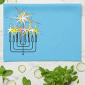 Hanukkah Lights Geschirrtuch (Gefaltet)