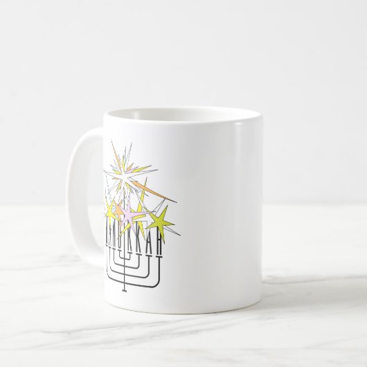 HANUKKAH LIGHTS KAFFEETASSE (Vorderseite Links)