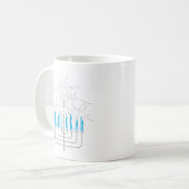 HANUKKAH LIGHTS KAFFEETASSE (Vorderseite Links)