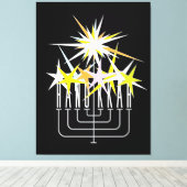 Hanukkah Lights Leinwanddruck (Insitu (Holzboden))