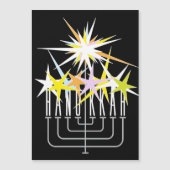 Hanukkah Lights Magnetkarte (Vorderseite)