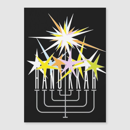 Hanukkah Lights Magnetkarte (Vorderseite)