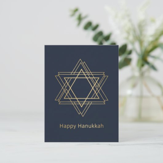 Hanukkah Lights Postcard Postkarte (Stehend Vorderseite)