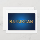 Hanukkah Lights Postcard Postkarte (Vorne/Hinten)