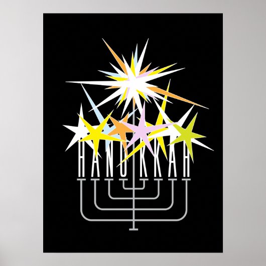 Hanukkah Lights Poster (Vorne)