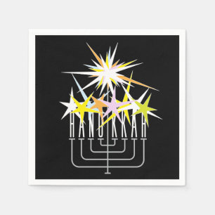 Hanukkah Lights Serviette
