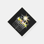 Hanukkah Lights Serviette (Ecke)