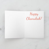 Hanukkah "Live Lagh Liebe a latke" Karte mit Umsch (Innenseite)