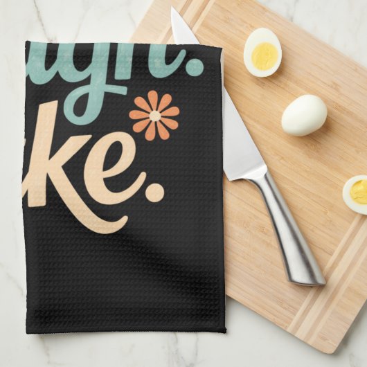 Hanukkah Live Laugh Latke Funny Holiday Family Geschirrtuch (Viertel Falte)