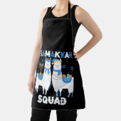 Hanukkah Llama Christmas Happy Llamakah Squad Cute Schürze (InSitu)