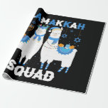 Hanukkah Llama Weihnachtsglücklich Llamakah Squad  Geschenkpapier<br><div class="desc">Funny llama alpaca Menorah Geschenke für Frauen und Männer,  Teens,  Kinder,  Mädchen,  Jungen,  die Liebe Hannukah,  Channukah jüdischen Feiertagen,  Happy Llamakah,  jüdische Lama Weihnachtsfeiertage Strumpf. Ideal für Weihnachten,  St. Nick,  Neujahr,  Geburtstagsgeschenk und andere Feiertage.</div>