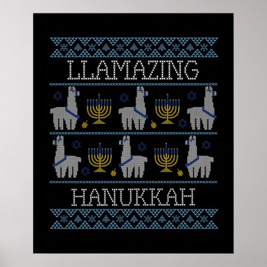 Hanukkah - Llamazing Hanukkah Poster (Vorne)