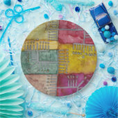 Hanukkah Lots A Menorahs Pappteller (Party)