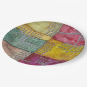 Hanukkah Lots A Menorahs Pappteller (Schrägansicht)