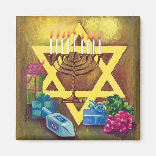 Hanukkah Magnet (Vorne)
