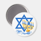 Hanukkah-Magnet Magnet (Vorderseite/Rückseite)