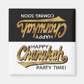 Hanukkah Magnet Square Party Time (Vorne)