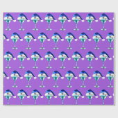 Hanukkah Martini Geschenkpapier (Flach)
