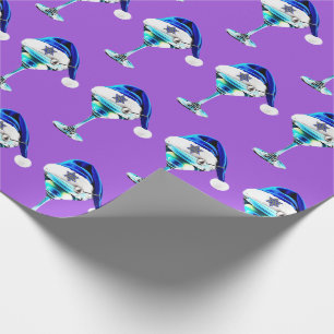 Hanukkah Martini Geschenkpapier