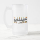 Hanukkah Mattglas Bierglas (Links)