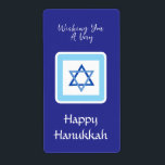 HANUKKAH-Meldung Blaues Rechteck<br><div class="desc">Passen Sie Ihre Urlaubszeit-Nachricht an. Ich Liebe Malerei und Design! Ich hoffe,  dir gefällt mein Kunstwerk.</div>