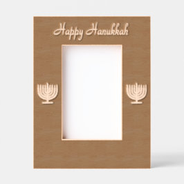 Hanukkah Menorah 4Sarah Laser Geätzte Rahmen