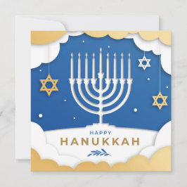 Hanukkah Menorah Card