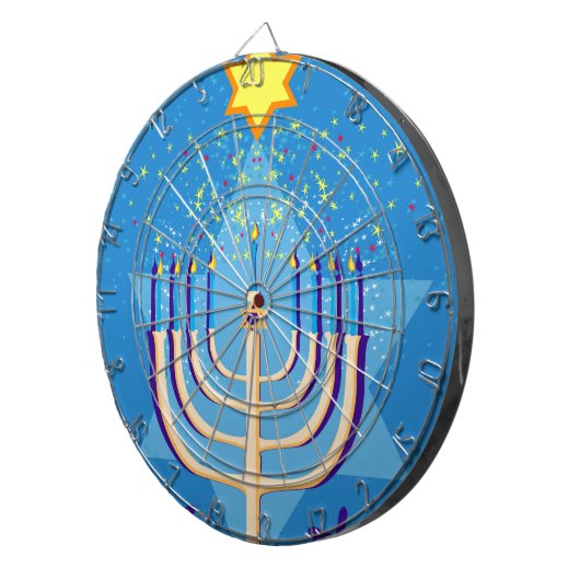 hanukkah menorah dartscheibe (Vorderseite rechts)