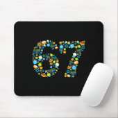 Hanukkah Menorah Dreidel 67 Festive Chanukah Six S Mousepad (Mit Mouse)