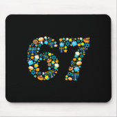 Hanukkah Menorah Dreidel 67 Festive Chanukah Six S Mousepad (Vorne)