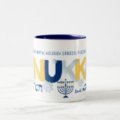 HANUKKAH Menorah Dreidel Coffee Tasse (Mittel)