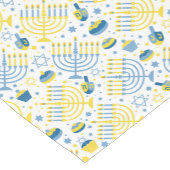 Hanukkah Menorah Dreidel Holiday Table Runner Kurzer Tischläufer (Ecke)