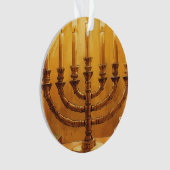Hanukkah Menorah Festival of Lights Ornament (Vorderseite)