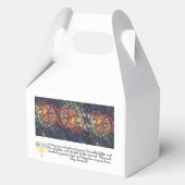 Hanukkah menorah, Feuerkracker Geschenkschachtel (Vorderseite)