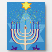 hanukkah menorah fotoplatte (Vorderseite)