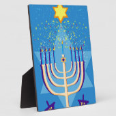 hanukkah menorah fotoplatte (Seite)