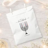 Hanukkah Menorah Holiday Favor Bags Geschenktütchen (Ausgeschnitten)