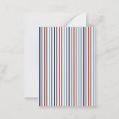 Hanukkah Menorah Holiday Mini-Karte Mitteilungskarte (Rückseite)