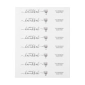 Hanukkah Menorah Holiday Wraparound Adressetikett (Bogen)