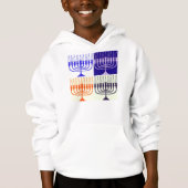 Hanukkah Menorah Hoodie (Vorderseite)