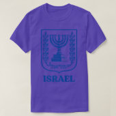 Hanukkah Menorah Israel Israelisches Judentum Hebr T-Shirt (Design vorne)