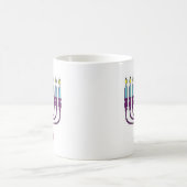 Hanukkah Menorah Kaffeetasse (Mittel)