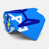 Hanukkah Menorah Krawatte (Gerollt)