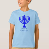 Hanukkah Menorah Licht meines Lebens T-Shirt (Vorderseite)
