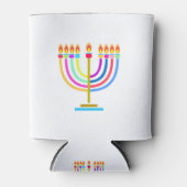 Hanukkah Menorah Lights Holiday Symbol Dosenkühler (Vorderseite)