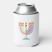 Hanukkah Menorah Lights Holiday Symbol Dosenkühler (Kanne Rückseite)
